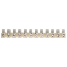 5 pcs - RS PRO Non-Fused Terminal Block, 12-Way, 5 - 32A, 10 AWG Wire, Screw Termination
