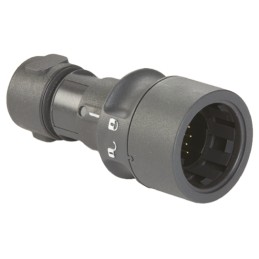 1 pcs - Bulgin Circular Connector, 16 Contacts, Cable Mount, Plug, Male, IP66, IP68, IP69K, Buccaneer 6000 Series