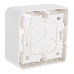 1 pcs - Legrand Mosaic White Plastic Back Box, NF, IP20, 1 Gangs
