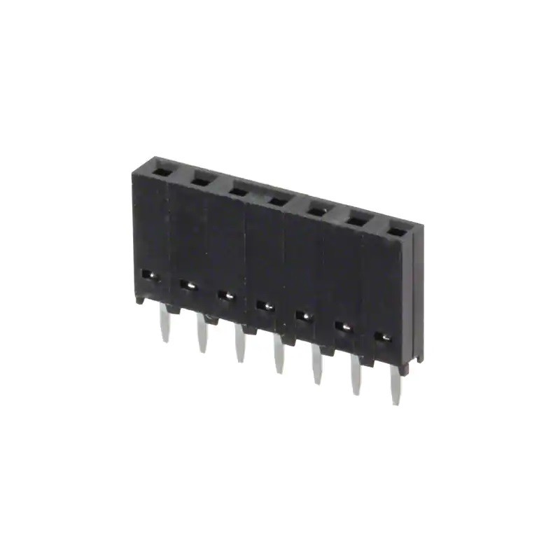 5 pcs - Molex 90147 Series Vertical Through Hole Mount PCB Connector, 7-Contact, 1-Row, 2.54mm Pitch, Solder Termination