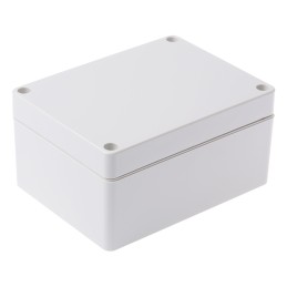 1 pcs - Hammond 1554 Series Grey ABS Enclosure, IP66, Grey Lid, 120 x 90 x 60.5mm