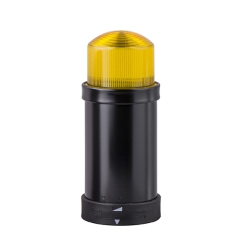 1 pcs - Schneider Electric Harmony XVB Series Yellow Flashing Effect Beacon Unit, 24 V ac/dc, Xenon Bulb, AC, DC, IP65