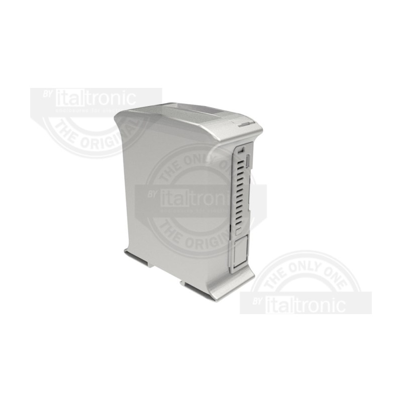 1 pcs - Italtronic Solid Top Enclosure Type, ABS, Polycarbonate DIN Rail Enclosure Kit
