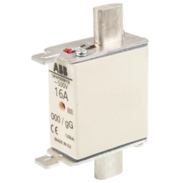 1 pcs - ABB 20A Centred Tag Fuse, NH000, 500V