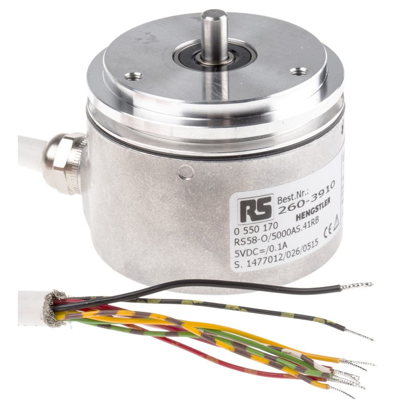 1 pcs - Hengstler RI58-O Series Incremental Incremental Encoder, 5000 ppr, RS422 Signal