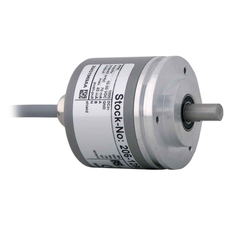 1 pcs - RS PRO Incremental Incremental Encoder, 1000 ppr, HTL Signal, Solid Type, 8mm Shaft