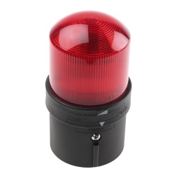 1 pcs - Schneider Electric Harmony XVB Series Red Flashing Beacon, 24 V ac/dc, Base Mount, LED Bulb, IP65