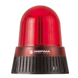 1 pcs - Werma 430 Series Red Sounder Beacon, 10 - 48 V, IP65, Base Mount, 108dB at 1 Metre