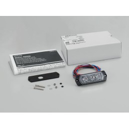 1 pcs - Patlite 1M1 Series Red Multiple Effect Warning Light, 12 - 24 V, Indoor/Outdoor, LED Bulb, IP68