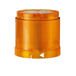 1 pcs - Werma KS70 Series Yellow Flashing Effect Flashing Light Element, 24 V, LED Bulb, DC
