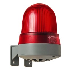 1 pcs - Werma 422 Series Red Buzzer Beacon, 230 V, IP65, Wall Mount, 92dB at 1 Metre