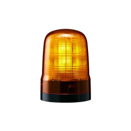 1 pcs - Patlite SF Series Amber Multiple Effect Beacon, 100- 240 VAC, Base Mount, LED Bulb, IP66