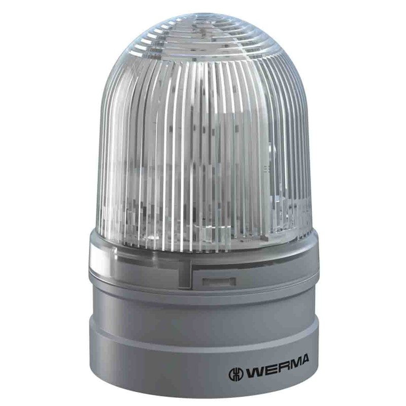 1 pcs - Werma EvoSIGNAL Midi Series Green, Red, Yellow Beacon, 115 - 230 V ac, Base Mount, LED Bulb