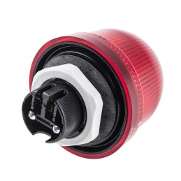 1 pcs - Werma EM 817 Series Red Flashing Beacon, 24 V dc, Panel Mount, Xenon Bulb