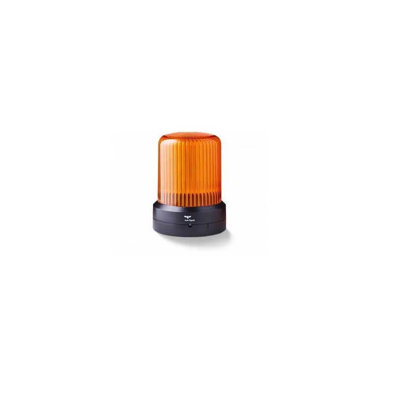 1 pcs - AUER Signal RDM Series Amber Dimming, Flashing, Pulsating, Rotating, Steady, Strobe Beacon, 24 V ac/dc, Base Mount, LED