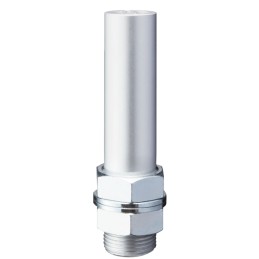 1 pcs - Patlite Silver Threaded Pole for use with LR, SL, SK, SF, NE-A, NE-IL Series