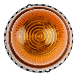 1 pcs - Werma 421 Series Yellow Sounder Beacon, 24 V ac/dc, IP65, Surface Mount, 105dB at 1 Metre