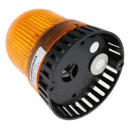 1 pcs - Werma 421 Series Yellow Sounder Beacon, 24 V ac/dc, IP65, Surface Mount, 105dB at 1 Metre