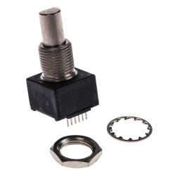25 pcs - Bourns EM14 Series Optical Incremental Encoder, 64 ppr, Quadrature Signal, Solid Type, 1/4in Shaft