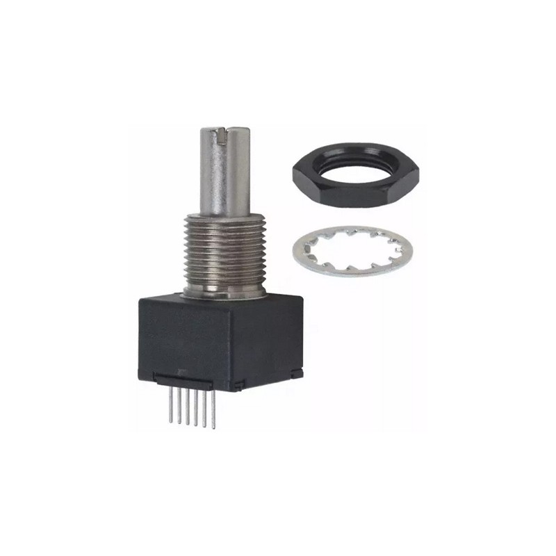 25 pcs - Bourns EM14 Series Optical Optical Encoder, 64 ppr, CMOS, HCMOS, TTL Signal, Slotted Type, 6mm Shaft