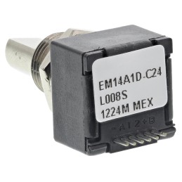 5 pcs - Bourns EM14 Series Optical Incremental Encoder, 8 ppr, Quadrature Signal, Solid Type, 1/4in Shaft