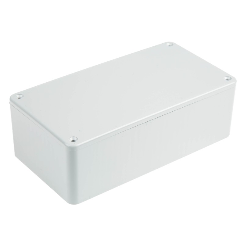 1 pcs - RS PRO Grey ABS General Purpose Enclosure, IP54, Grey Lid, 120 x 65 x 40mm