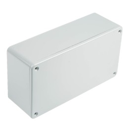1 pcs - RS PRO Grey ABS General Purpose Enclosure, IP54, Grey Lid, 120 x 65 x 40mm
