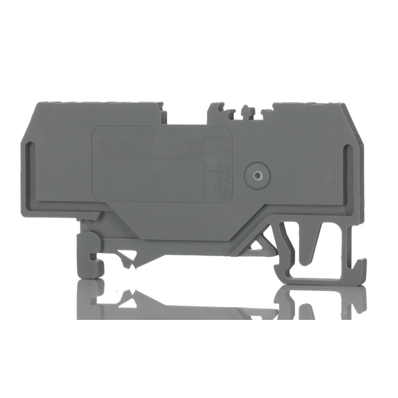 5 pcs - Wago 279 Series Grey Feed Through Terminal Block, 1.5mm², Single-Level, Cage Clamp Termination