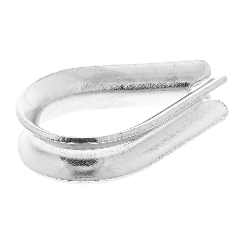 1 Bag of 10 - RS PRO Stainless Steel Thimble For Use With 3mm Diameter Wire Rope