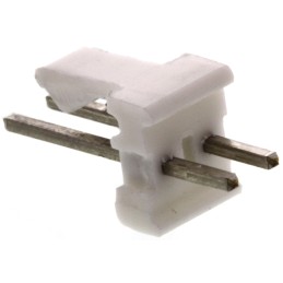 5000 pcs - TE Connectivity MTA-100 Series Straight Through Hole Pin Header, 2 Contact(s), 2.54mm Pitch, 1 Row(s), Unshrouded