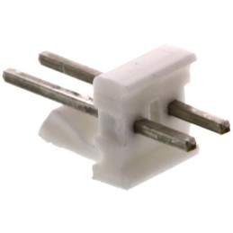 5000 pcs - TE Connectivity MTA-100 Series Straight Through Hole Pin Header, 2 Contact(s), 2.54mm Pitch, 1 Row(s), Unshrouded