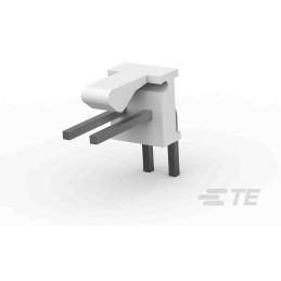 5000 pcs - TE Connectivity MTA-100 Series Right Angle Through Hole Pin Header, 2 Contact(s), 2.54mm Pitch, 1 Row(s), Unshrouded