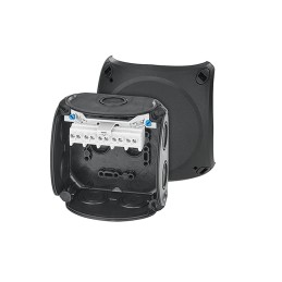1 pcs - HENSEL DK Series Black Polypropylene Terminal Box, IP66, 5 Terminals, 70 x 104 x 104mm