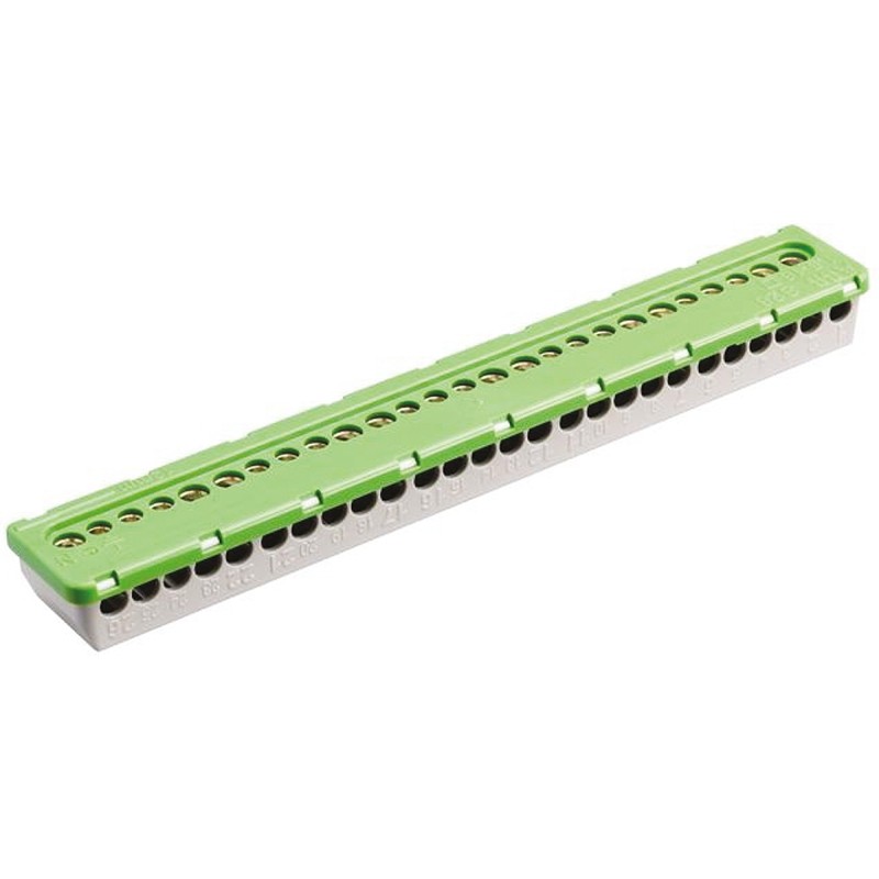 1 pcs - Entrelec MISTRAL65 Series Non-Fused Terminal Block, 26-Way, 100A, 6 mm², 16 mm² Wire, Screw Termination