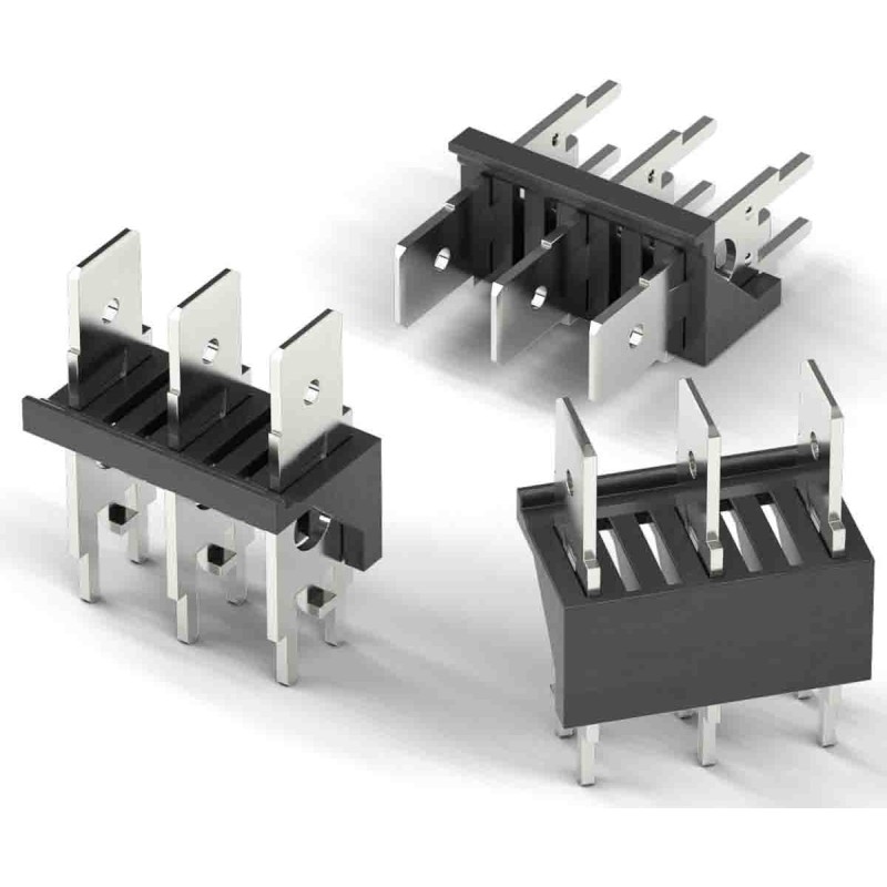 5 pcs - Wurth Elektronik WR-FPC Series Vertical PCB Header, 4 Contact(s), 1.0mm Pitch, 1 Row(s), Shrouded