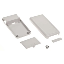 1 pcs - RS PRO Light Grey Polycarbonate Enclosure, IP10, 141.6 x 68.7 x 25mm