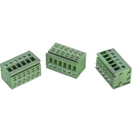 5 pcs - Wurth Elektronik WR-TBL Series PCB Terminal Block, 2-Contact, 5mm Pitch, Through Hole Mount, 1-Row, Solder Termination