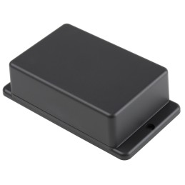 1 pcs - RS PRO Grey ABS Enclosure, Flanged, Grey Lid, 127 x 70.6 x 35.5mm