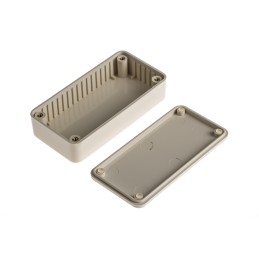 1 pcs - RS PRO White ABS Enclosure, White Lid, 112 x 62 x 31mm