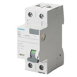 1 pcs - Siemens 5SV3 RCCB, 16A, 2 Pole, 10mA, Type A