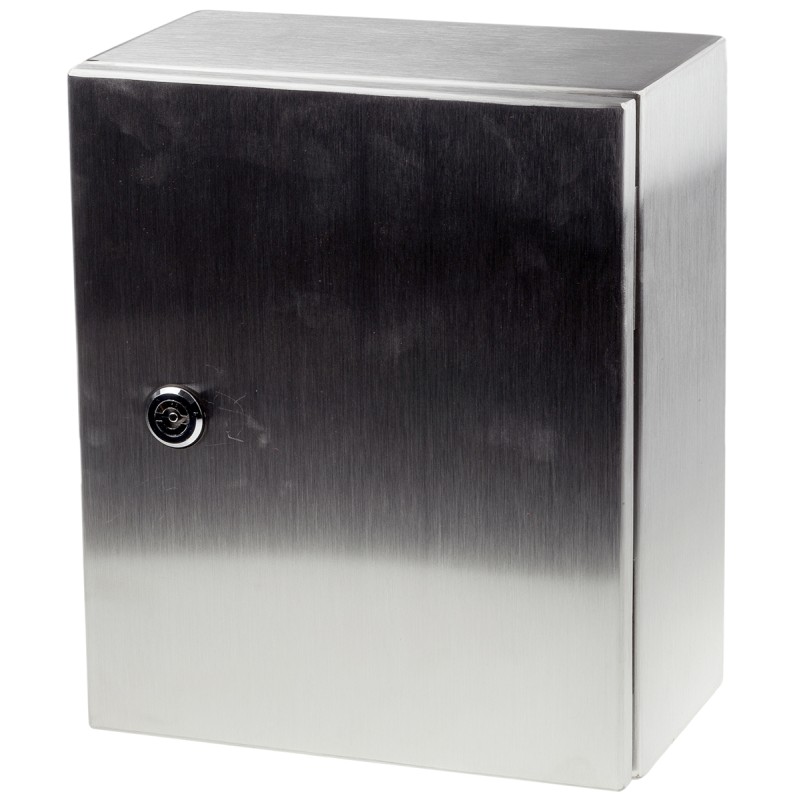 1 pcs - RS PRO 304 Stainless Steel Wall Box, IP66, 300 mm x 250 mm x 150mm