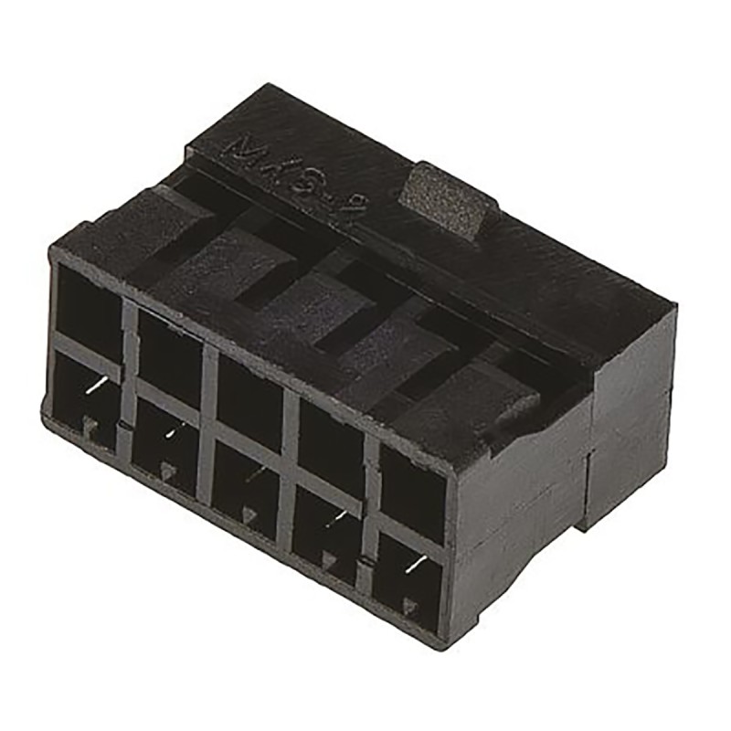5000 pcs - Molex, Milli-Grid Female Crimp Connector Housing, 2mm Pitch, 10 Way, 1 Row