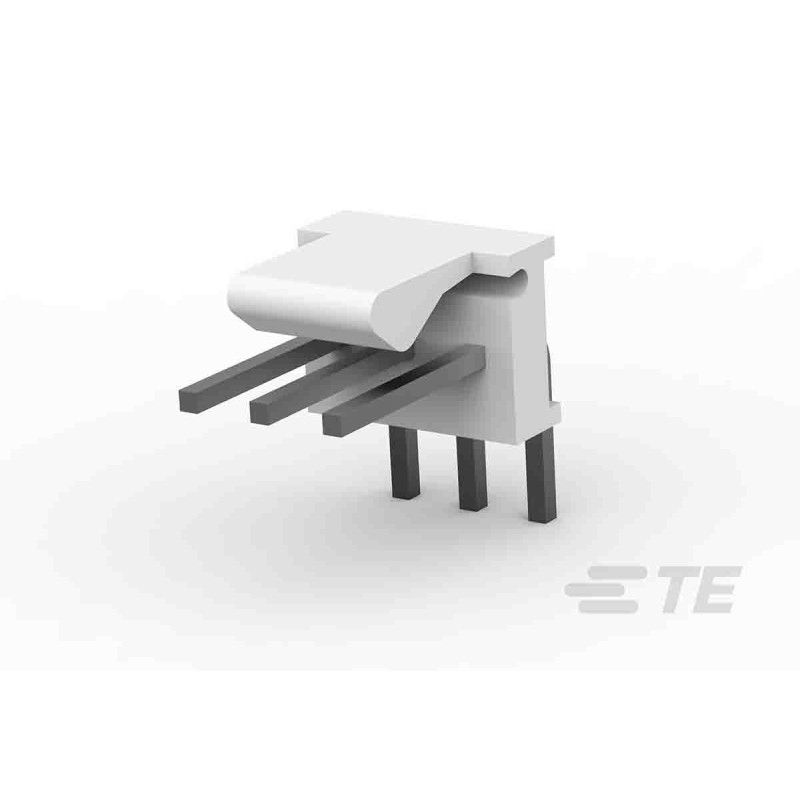5000 pcs - TE Connectivity MTA-100 Series Right Angle Through Hole Pin Header, 3 Contact(s), 2.54mm Pitch, 1 Row(s), Unshrouded