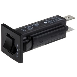 1 pcs - TE Connectivity Thermal Circuit Breaker - W28 SP Pole 32 V dc, 250 V ac Voltage Rating Panel Mount, 8A Current Rating