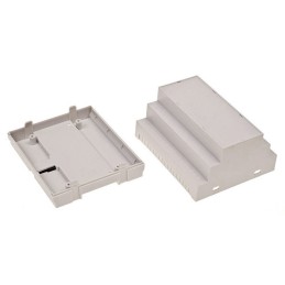 1 pcs - RS PRO DIN Rail Enclosure Enclosure Type, 105.0 x 90.0 x 65.3mm, ABS DIN Rail Enclosure