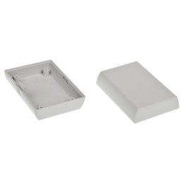 1 pcs - RS PRO Light Grey Polycarbonate Enclosure, IP52, 26.5 x 46.5 x 65.5mm