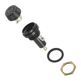 1 pcs - Eaton 30A Panel Mount Fuse Holder for 10 x 38mm Fuse, 1P, 600V ac