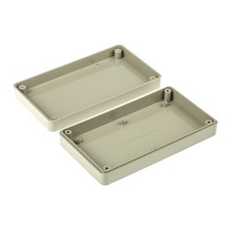 1 pcs - CAMDENBOSS 2000 Series Grey ABS Enclosure, IP54, Grey Lid, 142 x 80 x 30mm