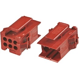 5 pcs - TE Connectivity, Miniature Rectangular II Male Connector Housing, 4.19mm Pitch, 3 Way, 1 Row