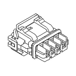 5 pcs - Molex Male Crimp Connector Housing, 5mm Pitch, 2 Way, 1 Row